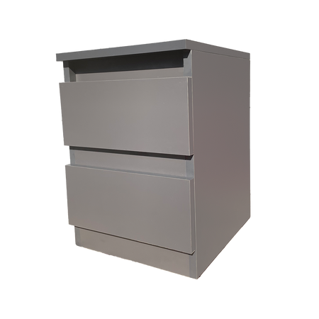 Gizli Bölmeli Komodin Antrasit Renk