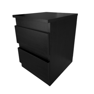 Gizli Bölmeli Komodin Siyah Renk